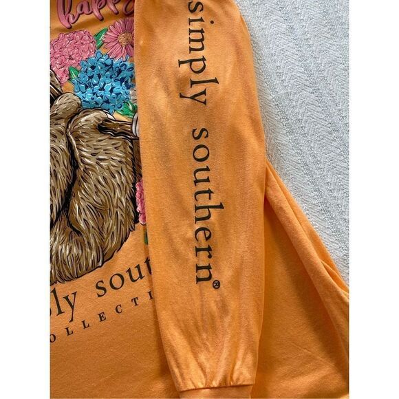 SIMPLY SOUTHERN MEDIUM KEEP IT SIMPLY SWEET & HAPPY SLOTH T-SHIRT - Picture 3 of 8